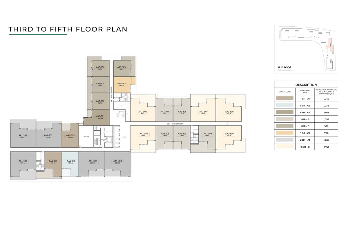3rd To 5th Floor Plan