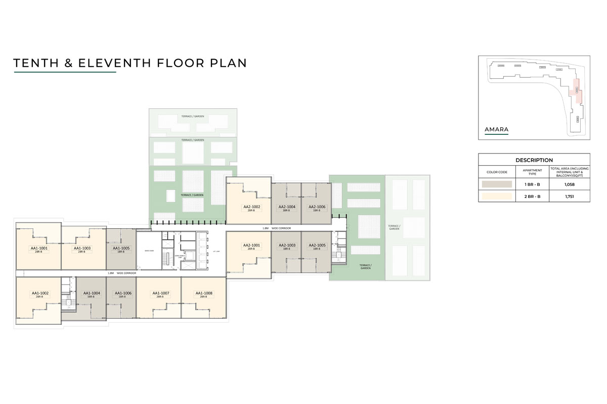 10th To 11th Floor Plan