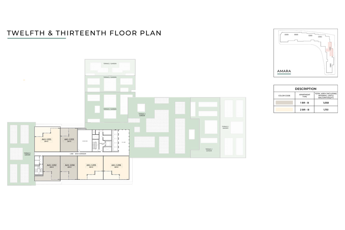 12th To 13th Floor Plan