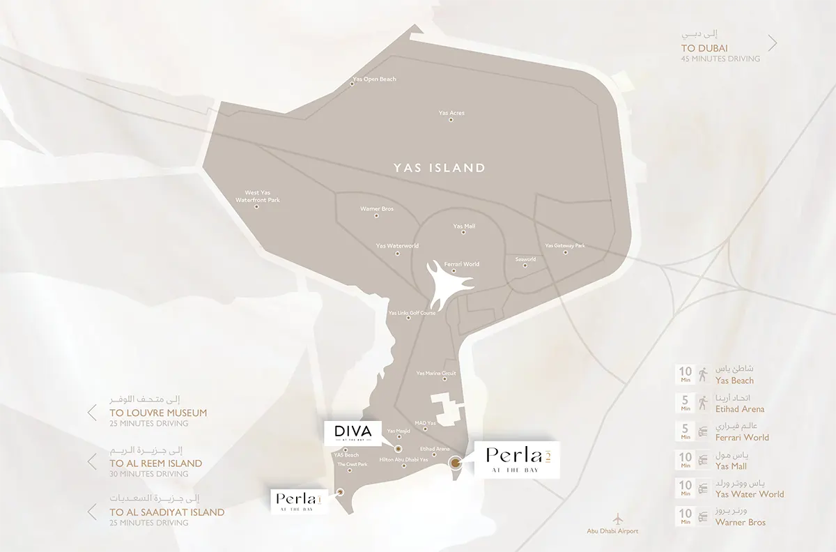 بيرلا-2-في-خليج-ياس خريطة الموقع 